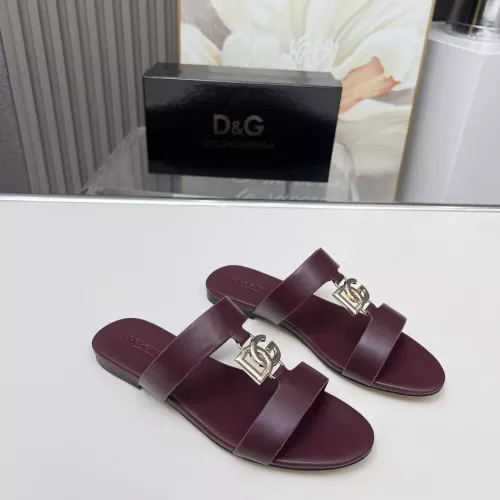 Replica Dolce & Gabbana D&G Slippers For Women #1368527 $85.00 USD for Wholesale