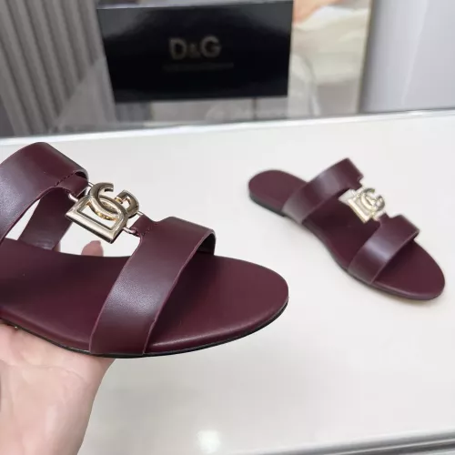 Replica Dolce & Gabbana D&G Slippers For Women #1368527 $85.00 USD for Wholesale