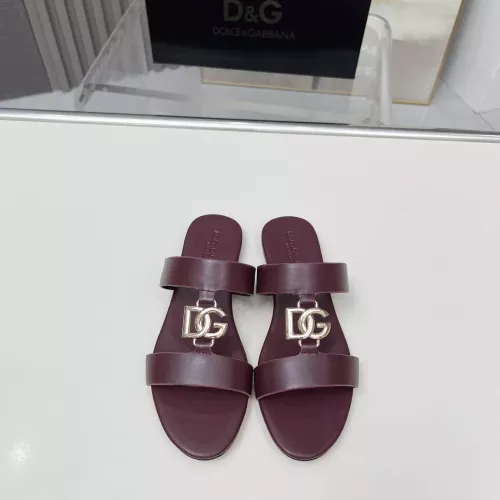 Replica Dolce & Gabbana D&G Slippers For Women #1368527 $85.00 USD for Wholesale