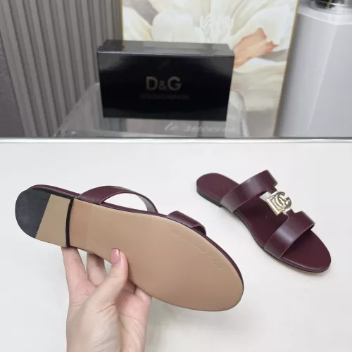 Replica Dolce & Gabbana D&G Slippers For Women #1368527 $85.00 USD for Wholesale