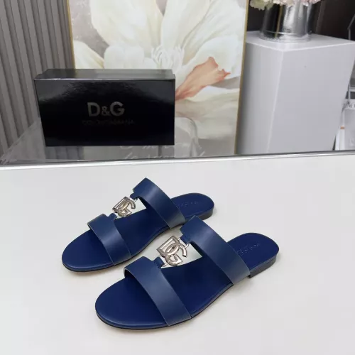 Wholesale Dolce &amp; Gabbana D&amp;G Slippers For Women #1368535 $85.00 USD, Wholesale Quality Replica Dolce &amp; Gabbana D&amp;G Slippers