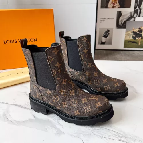 Wholesale Louis Vuitton Boots For Women #1368561 $102.00 USD, Wholesale Quality Replica Louis Vuitton Boots