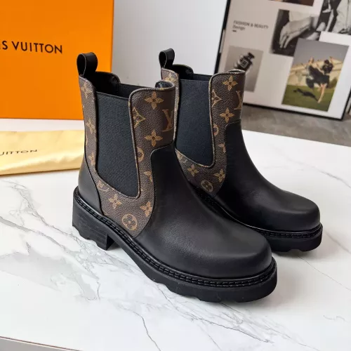 Wholesale Louis Vuitton Boots For Women #1368562 $102.00 USD, Wholesale Quality Replica Louis Vuitton Boots