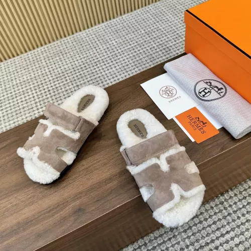 Replica Hermes Slippers For Women #1368650 $92.00 USD for Wholesale