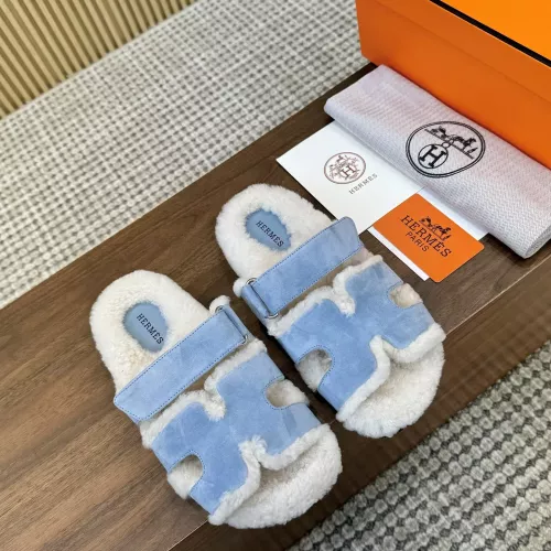 Replica Hermes Slippers For Women #1368653 $92.00 USD for Wholesale