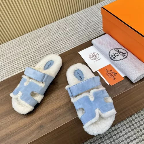 Replica Hermes Slippers For Women #1368653 $92.00 USD for Wholesale