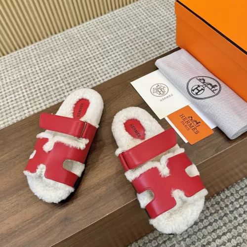 Replica Hermes Slippers For Women #1368656 $92.00 USD for Wholesale