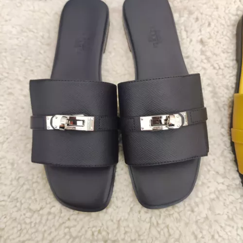 Wholesale Hermes Slippers For Women #1368659 $85.00 USD, Wholesale Quality Replica Hermes Slippers