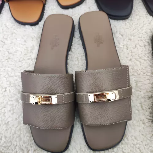 Wholesale Hermes Slippers For Women #1368663 $85.00 USD, Wholesale Quality Replica Hermes Slippers