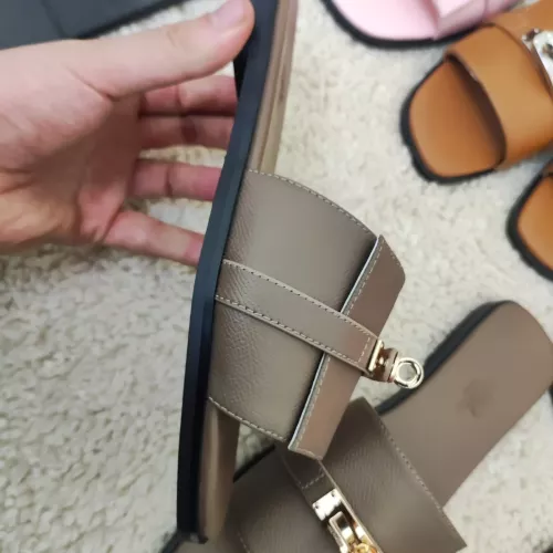 Replica Hermes Slippers For Women #1368663 $85.00 USD for Wholesale