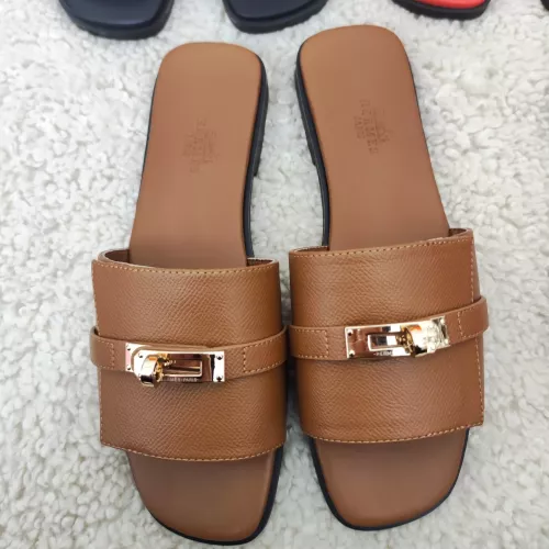 Wholesale Hermes Slippers For Women #1368664 $85.00 USD, Wholesale Quality Replica Hermes Slippers
