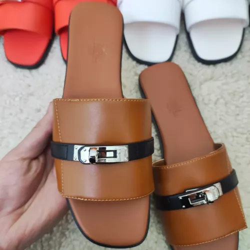 Wholesale Hermes Slippers For Women #1368666 $85.00 USD, Wholesale Quality Replica Hermes Slippers
