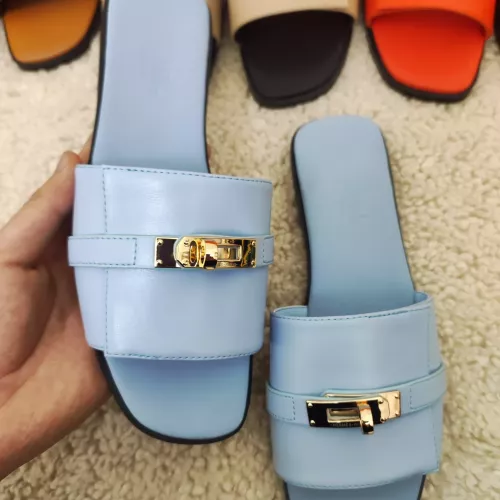 Wholesale Hermes Slippers For Women #1368669 $85.00 USD, Wholesale Quality Replica Hermes Slippers