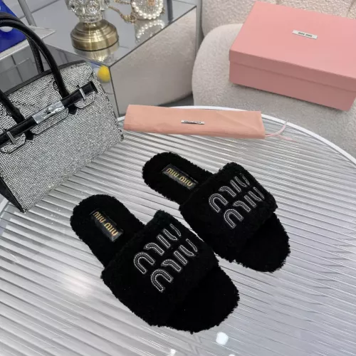 Wholesale MIU MIU Slippers For Women #1368697 $88.00 USD, Wholesale Quality Replica MIU MIU Slippers