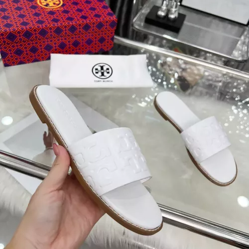 Replica Tory Burch TB Slippers For Women #1368702 $82.00 USD for Wholesale