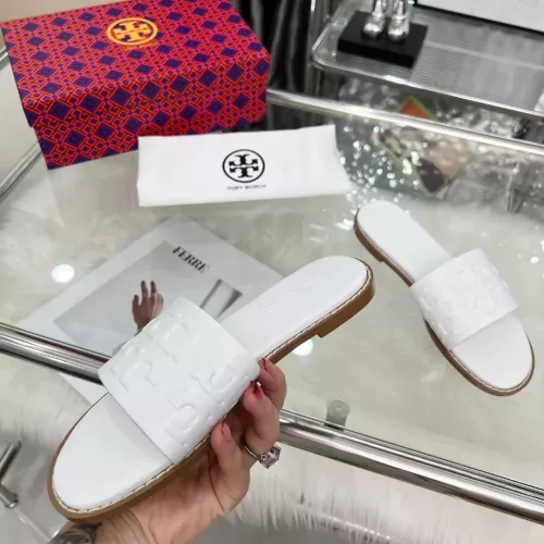 Replica Tory Burch TB Slippers For Women #1368702 $82.00 USD for Wholesale