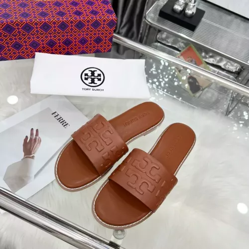 Replica Tory Burch TB Slippers For Women #1368705 $82.00 USD for Wholesale