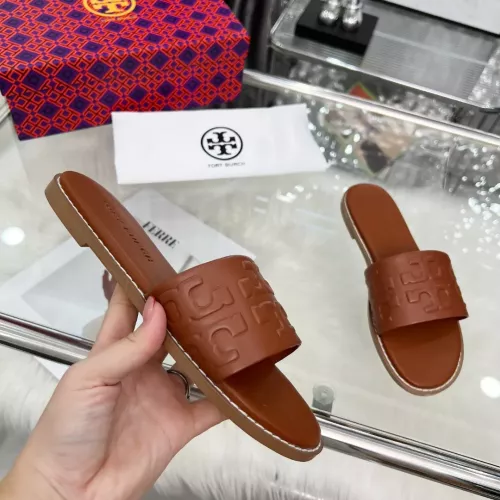 Replica Tory Burch TB Slippers For Women #1368705 $82.00 USD for Wholesale