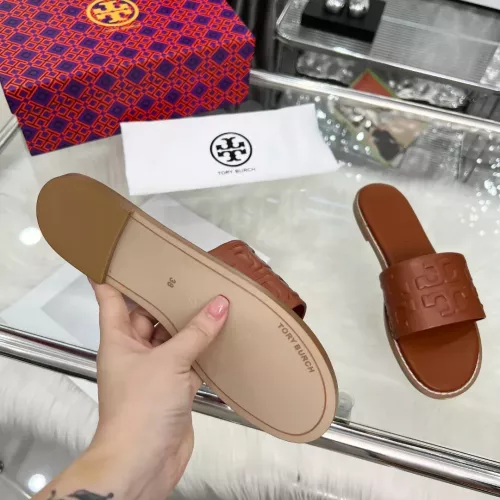 Replica Tory Burch TB Slippers For Women #1368705 $82.00 USD for Wholesale