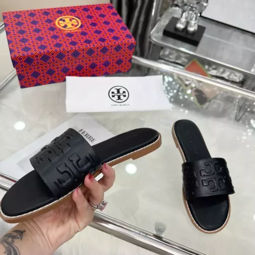 Replica Tory Burch TB Slippers For Women #1368706 $82.00 USD for Wholesale