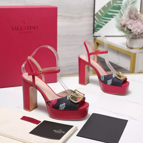 Replica Valentino Sandal For Women #1368736 $125.00 USD for Wholesale