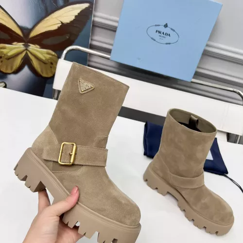 Wholesale Prada Boots For Women #1368753 $115.00 USD, Wholesale Quality Replica Prada Boots