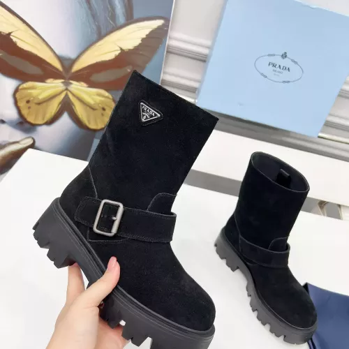 Wholesale Prada Boots For Women #1368754 $115.00 USD, Wholesale Quality Replica Prada Boots