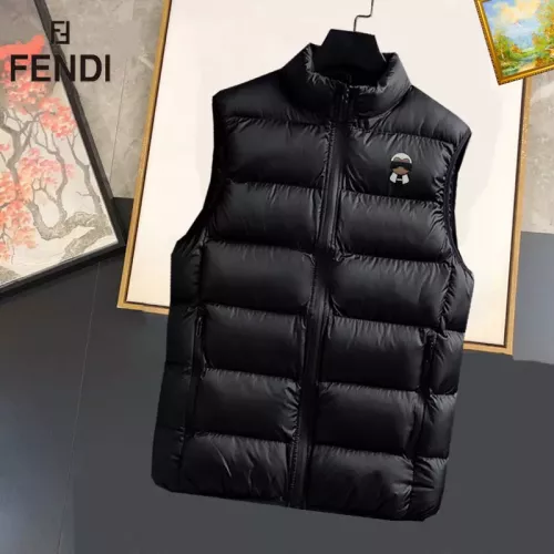 Wholesale Fendi Jackets Sleeveless For Men #1368897 $56.00 USD, Wholesale Quality Replica Fendi Jackets