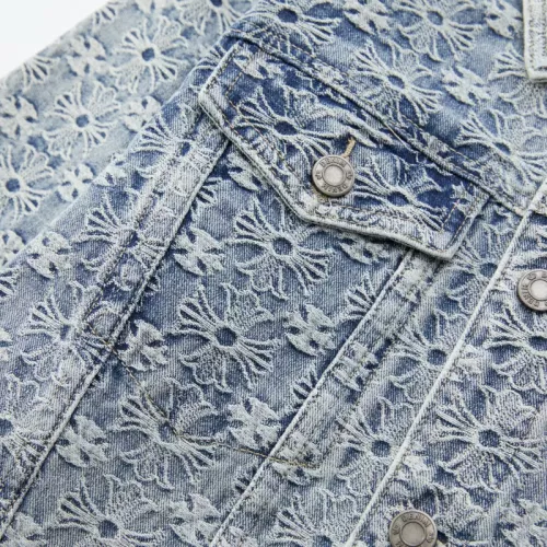 Replica Chrome Hearts Jackets Long Sleeved For Men #1368974 $60.00 USD for Wholesale