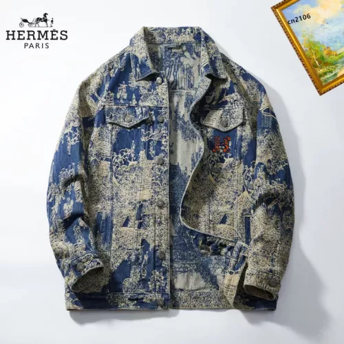 Wholesale Hermes Jackets Long Sleeved For Men #1368975 $60.00 USD, Wholesale Quality Replica Hermes Jackets