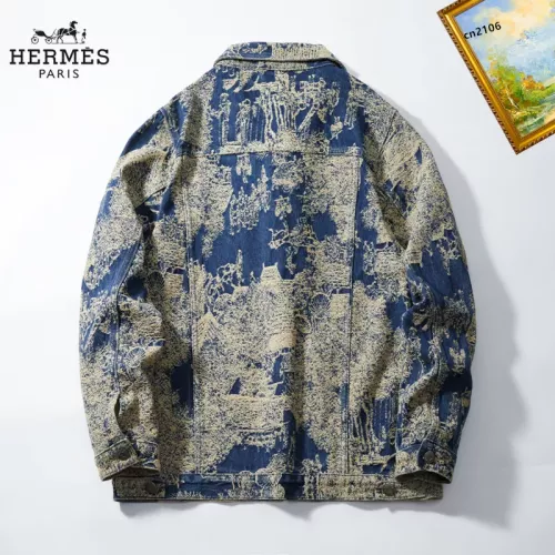 Replica Hermes Jackets Long Sleeved For Men #1368975 $60.00 USD for Wholesale