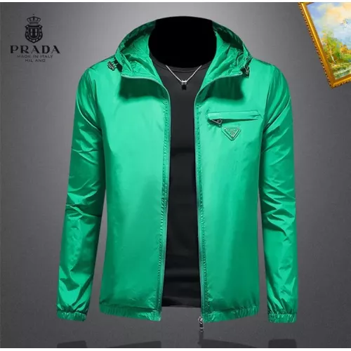 Wholesale Prada Jackets Long Sleeved For Men #1369112 $82.00 USD, Wholesale Quality Replica Prada Jackets