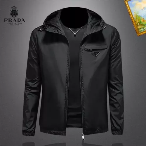 Wholesale Prada Jackets Long Sleeved For Men #1369113 $82.00 USD, Wholesale Quality Replica Prada Jackets