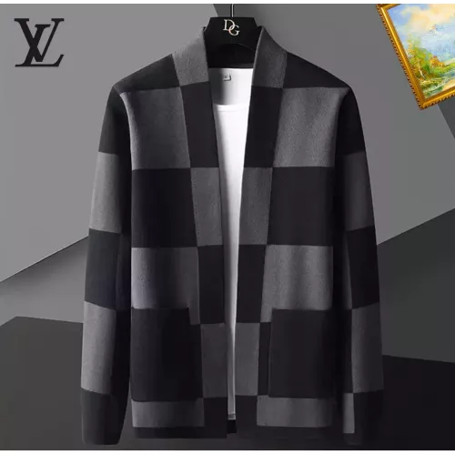 Wholesale Louis Vuitton LV Sweaters Long Sleeved For Men #1369266 $52.00 USD, Wholesale Quality Replica Louis Vuitton LV Sweaters