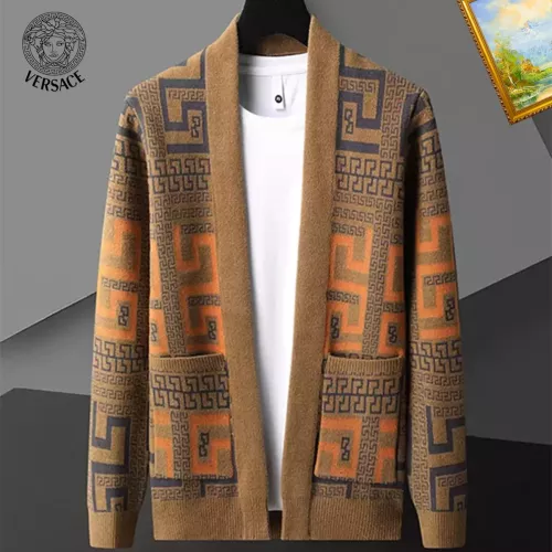 Wholesale Versace Sweaters Long Sleeved For Men #1369279 $52.00 USD, Wholesale Quality Replica Versace Sweaters