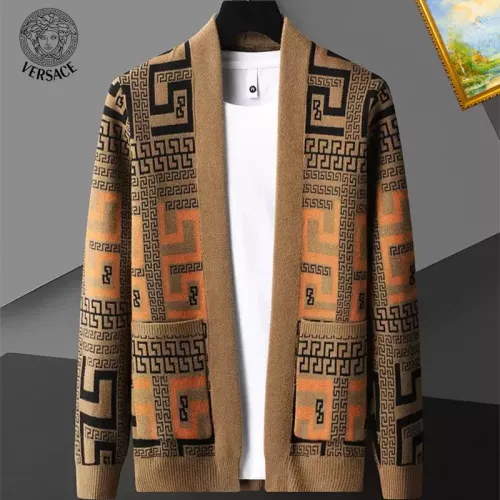 Wholesale Versace Sweaters Long Sleeved For Men #1369280 $52.00 USD, Wholesale Quality Replica Versace Sweaters