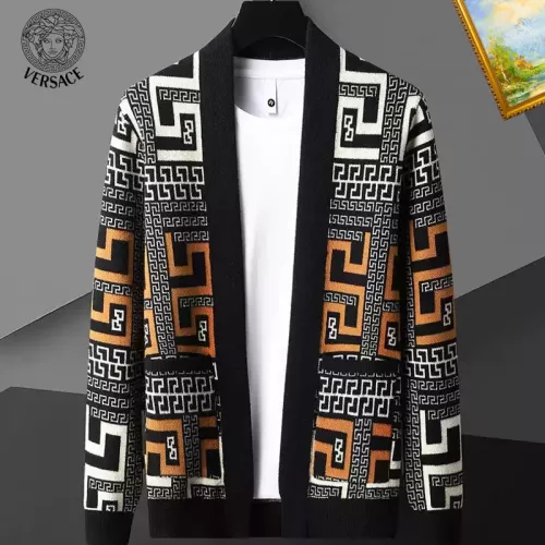 Wholesale Versace Sweaters Long Sleeved For Men #1369281 $52.00 USD, Wholesale Quality Replica Versace Sweaters