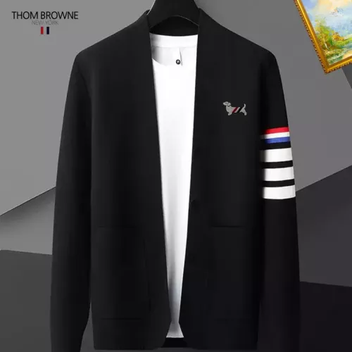 Wholesale Thom Browne TB Sweaters Long Sleeved For Men #1369294 $52.00 USD, Wholesale Quality Replica Thom Browne TB Sweaters