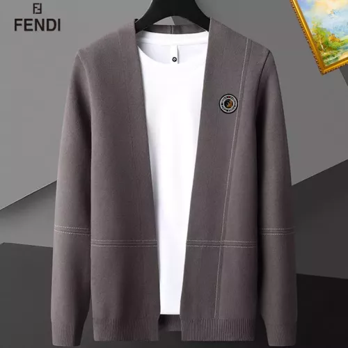 Wholesale Fendi Sweaters Long Sleeved For Men #1369313 $52.00 USD, Wholesale Quality Replica Fendi Sweaters