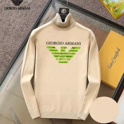 Wholesale Armani Sweaters Long Sleeved For Men #1369410 $42.00 USD, Wholesale Quality Replica Armani Sweaters