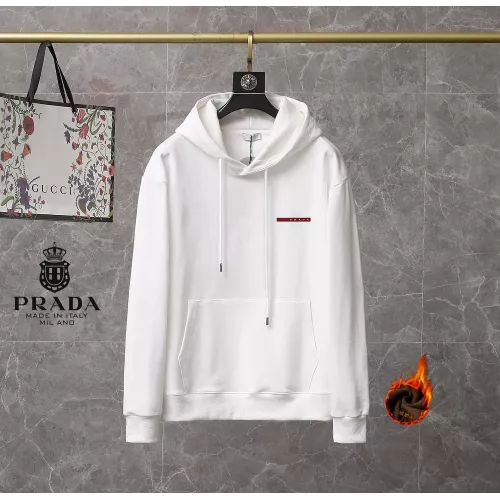 Wholesale Prada Hoodies Long Sleeved For Men #1369448 $45.00 USD, Wholesale Quality Replica Prada Hoodies
