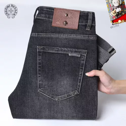 Wholesale Chrome Hearts Jeans For Men #1369503 $48.00 USD, Wholesale Quality Replica Chrome Hearts Jeans