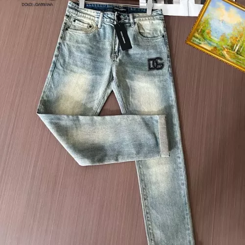 Replica Dolce & Gabbana D&G Jeans For Men #1369541 $48.00 USD for Wholesale