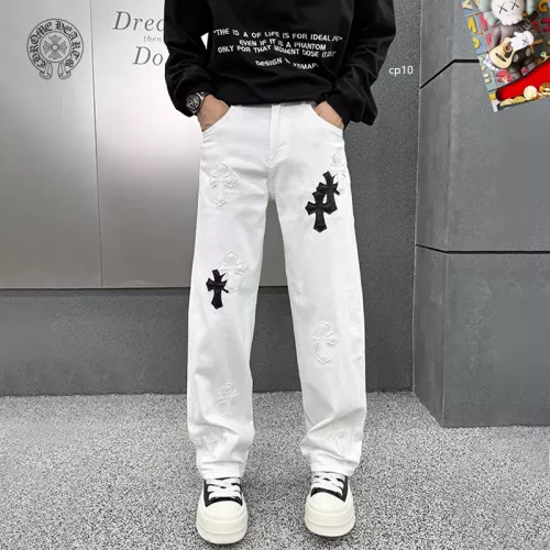 Wholesale Chrome Hearts Jeans For Men #1369599 $48.00 USD, Wholesale Quality Replica Chrome Hearts Jeans