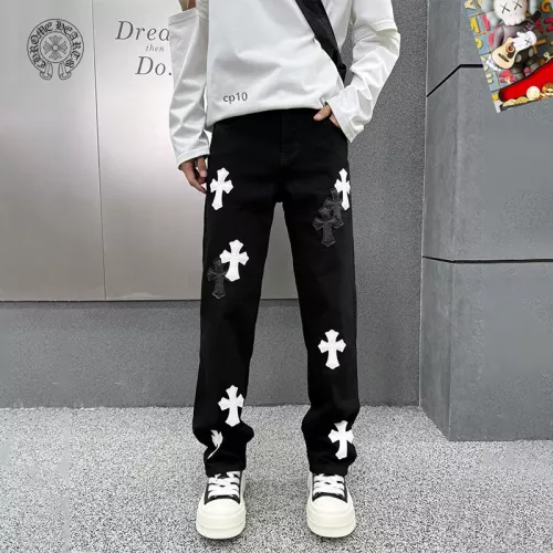 Wholesale Chrome Hearts Jeans For Men #1369604 $48.00 USD, Wholesale Quality Replica Chrome Hearts Jeans