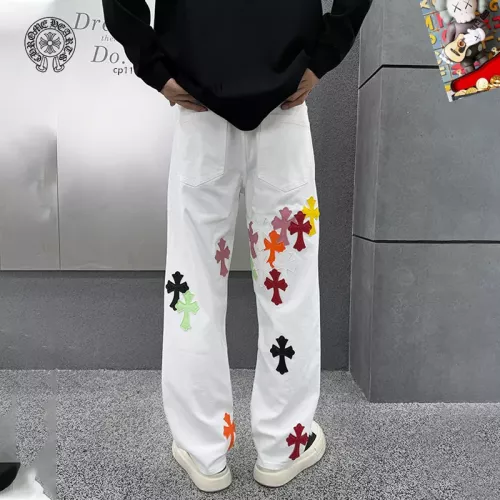 Wholesale Chrome Hearts Jeans For Men #1369608 $48.00 USD, Wholesale Quality Replica Chrome Hearts Jeans