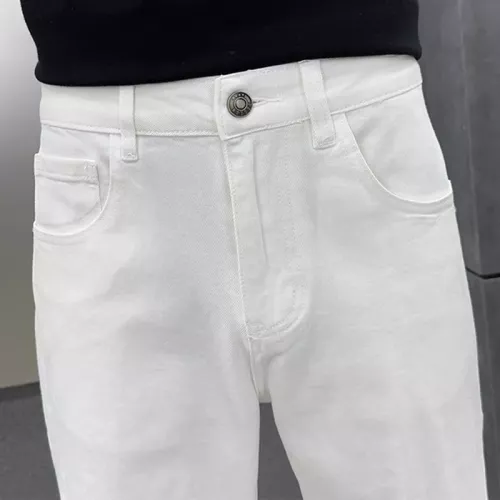 Replica Chrome Hearts Jeans For Men #1369608 $48.00 USD for Wholesale