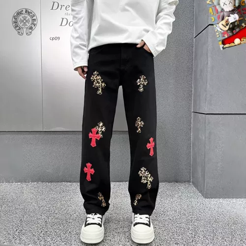 Wholesale Chrome Hearts Jeans For Men #1369616 $48.00 USD, Wholesale Quality Replica Chrome Hearts Jeans