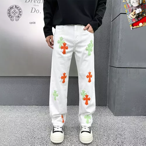Wholesale Chrome Hearts Jeans For Men #1369617 $48.00 USD, Wholesale Quality Replica Chrome Hearts Jeans