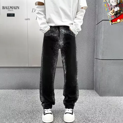 Wholesale Balmain Jeans For Men #1369620 $48.00 USD, Wholesale Quality Replica Balmain Jeans